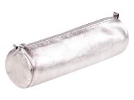 Penar piele cilindric d 5.5x22cm cuirise color silver ske039