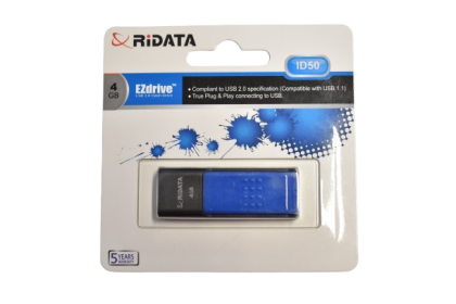 Ridata ritek usb 4gb id50 bk-bl