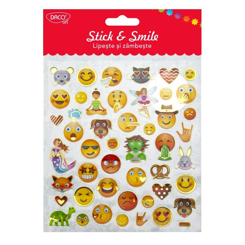 Abtibild ab071 smileys lipeste si zambeste daco