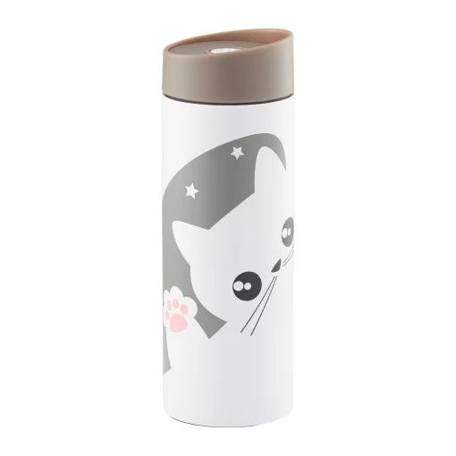 Cana termos 340ml gri kitty 66707