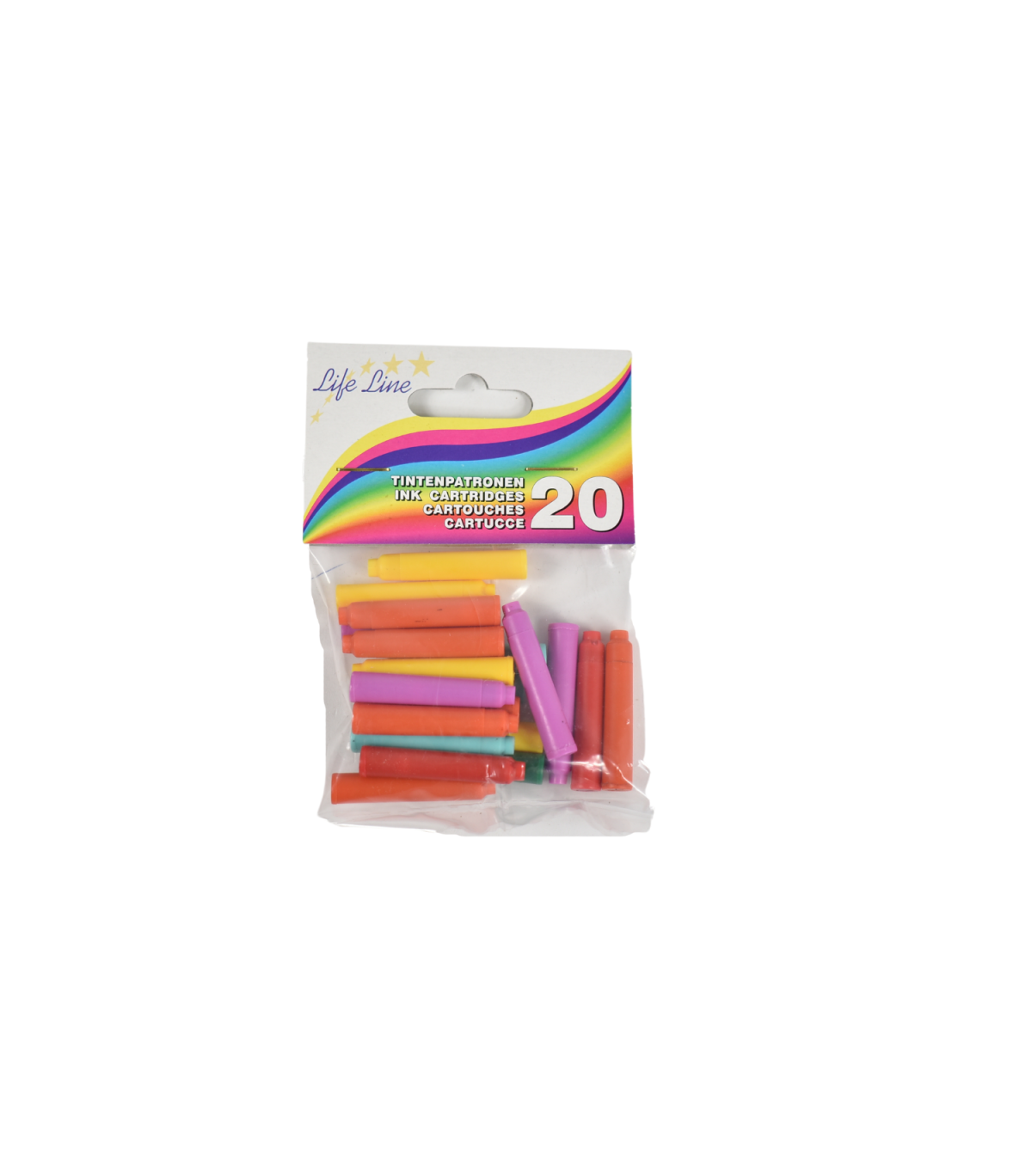 Patroane cerneala scurte viva color set 20buc r51