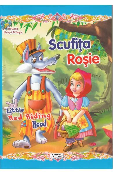 Carte povesti bilingve-scufita rosie