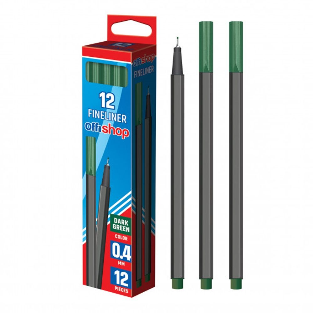 Fineliner offishop verde inchis, 0.4mm of509