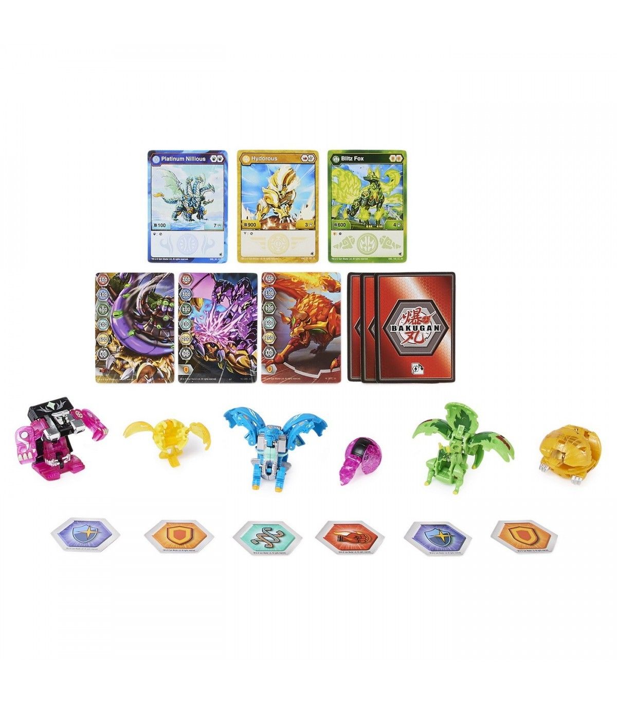 Bakugan s4 pachet starter 4 piese 6062874_20134752