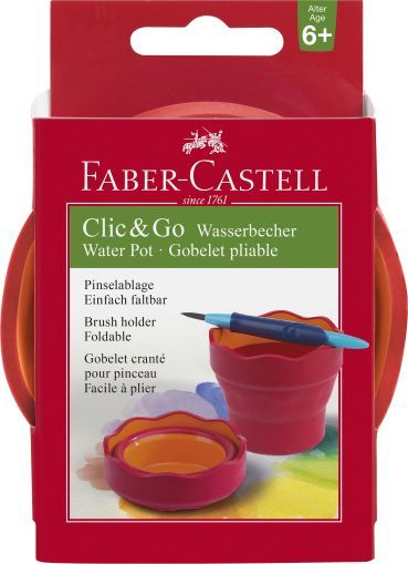 Pahar pictura click&go roz faber castell fc181517