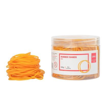 Elastice bani 100g cutie plastic deli dle3215