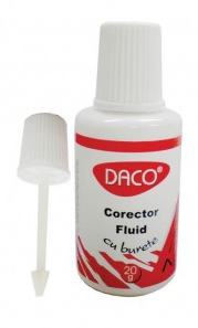 Corector fluid cu burete daco cf002                         