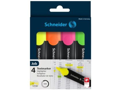 Textmarker schneider job 4cul/set 2992