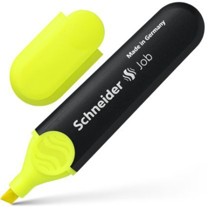 Textmarker job yellow schneider