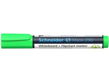 Marker whiteboard + flipchard schneider 290 vernil