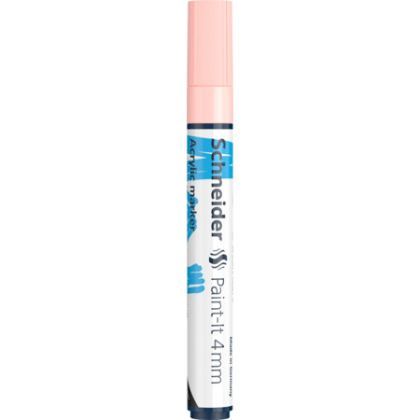 Marker vopsea acrilica paint-it 320 4mm schneider crem