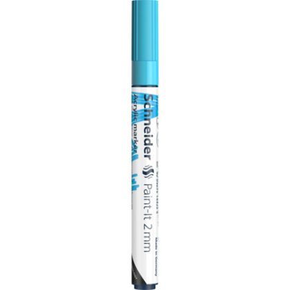 Marker vopsea acrilica paint-it 310 2mm schneider bleu