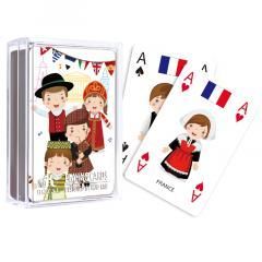 Carti de joc royal din plastic educative d-337ax