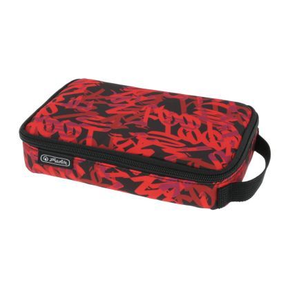 Penar tip etui 2 go motiv graffiti rosu/negru 50043569