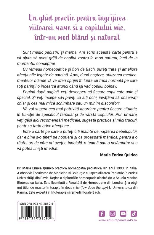 Remedii naturiste pentru mama si copil - Maria Enrica Quirico