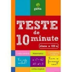 Teste de 10 minute clasa a III-a