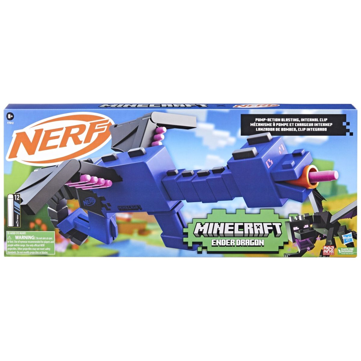 Blaster Nerf - Minecraft Ender Dragon - Hasbro