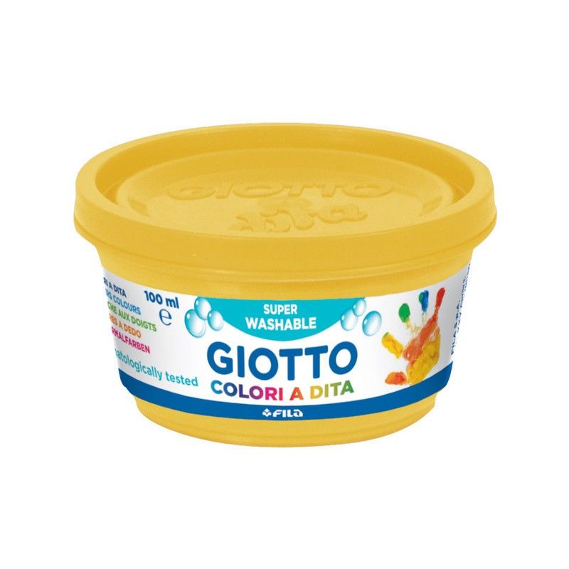 Cul pictura cu degetele set 6bucx100ml giotto fl0534100