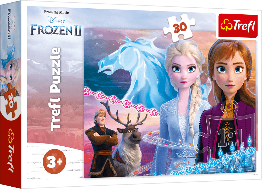 Puzzle trefl 30 Frozen 2 curajoasele surori 18253