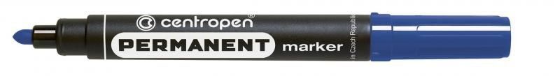 Marker permanent albastru vf rotund 2.5mm centropen ce856602