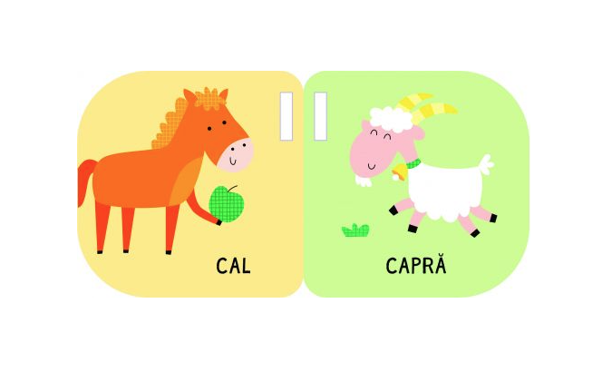 Animale de la ferma - Carticica mea pentru carucior