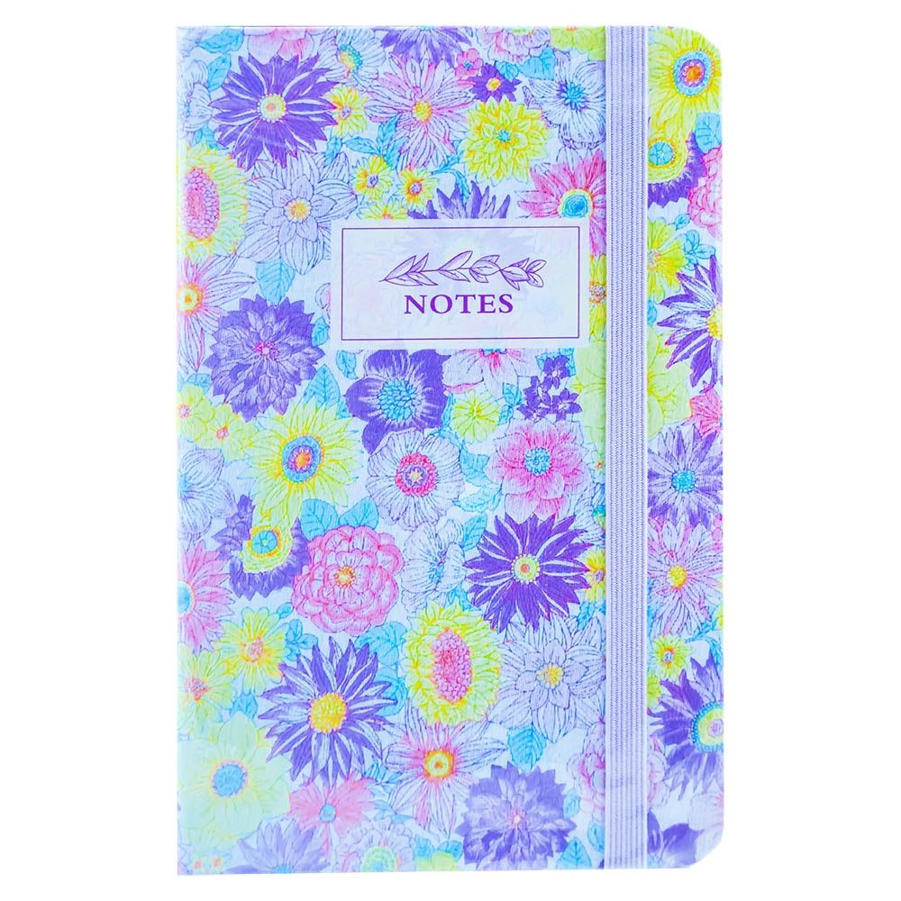 Notes a5 cu elastic 80 file flori 5703-8