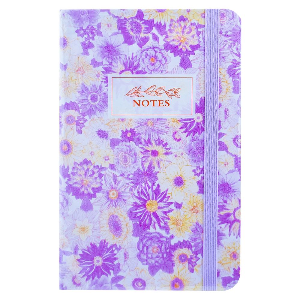 Notes a5 cu elastic 80 file flori 5703-8