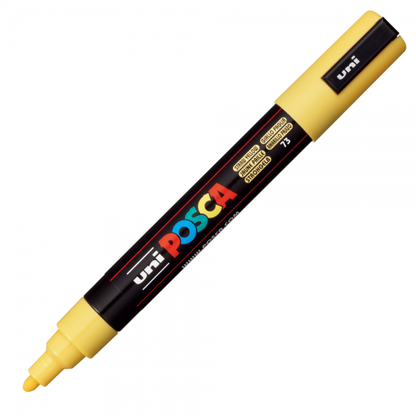 Marker uni pc-5m posca 18-25mm galben deschis