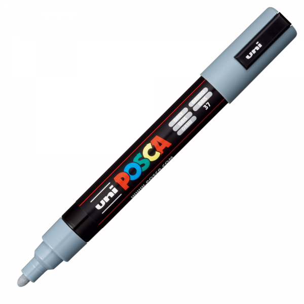 Marker uni pc-5m posca 18-25mm gri