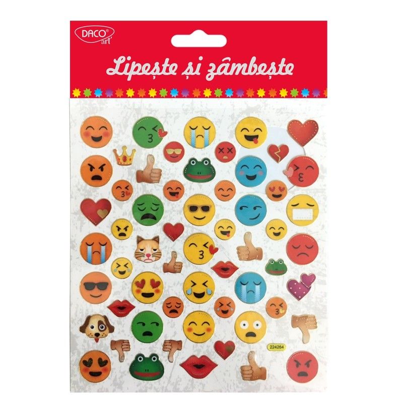 Abtibild ab025 smiley face lipeste si zambeste daco