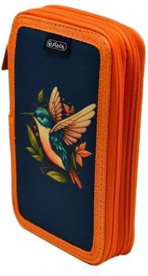 Penar neechipat cu 2 fermoare motiv colibri 9494810