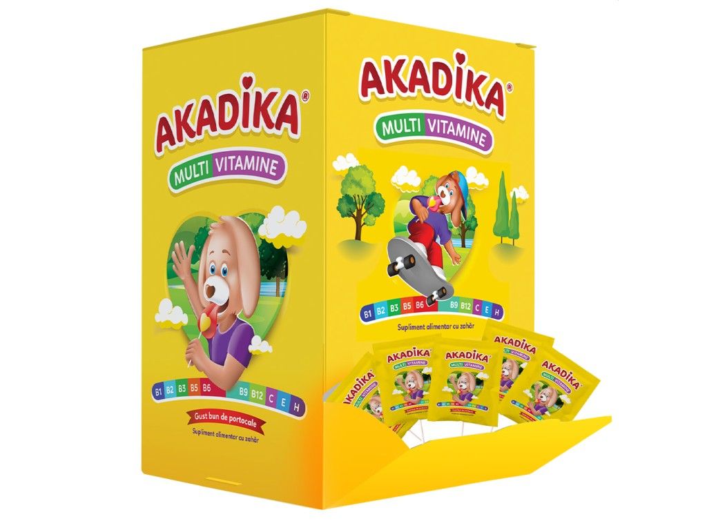 Multivitamine akadika lollipops spa002