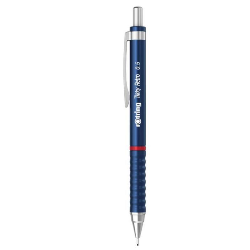 Creion mecanic 0.5mm tikky 3 albstru retro rotring ro2202566