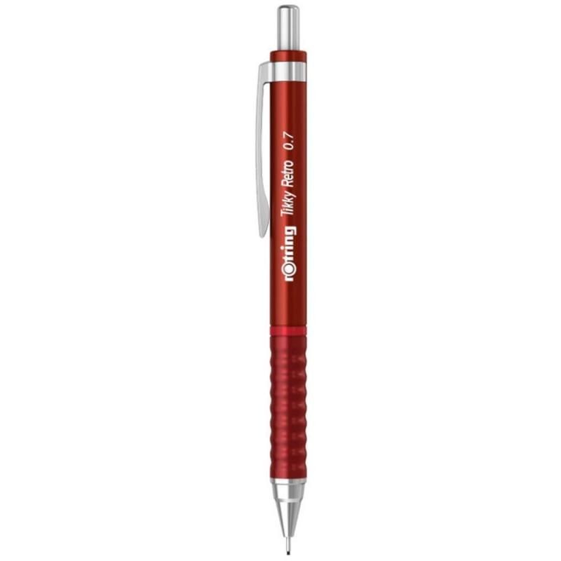 Creion mecanic 0.7mm tikky 3 rosu retro rotring ro2202631