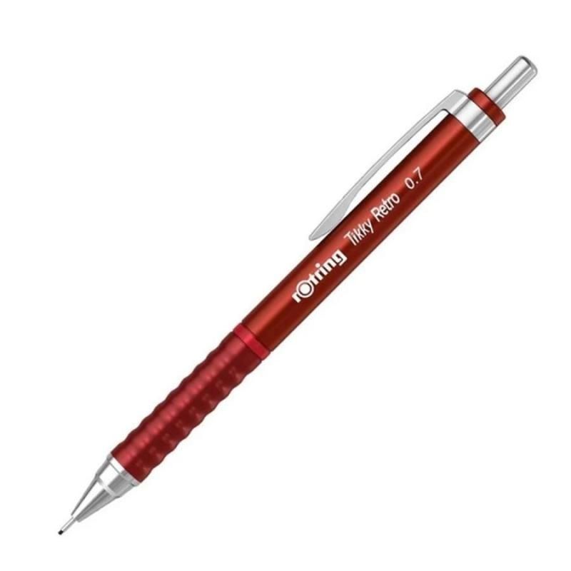 Creion mecanic 0.7mm tikky 3 rosu retro rotring ro2202631