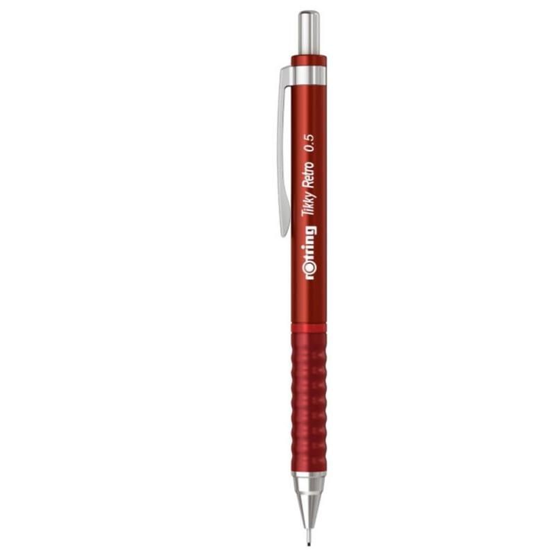 Creion mecanic 0.5mm tikky 3 rosu retro rotring ro2202568