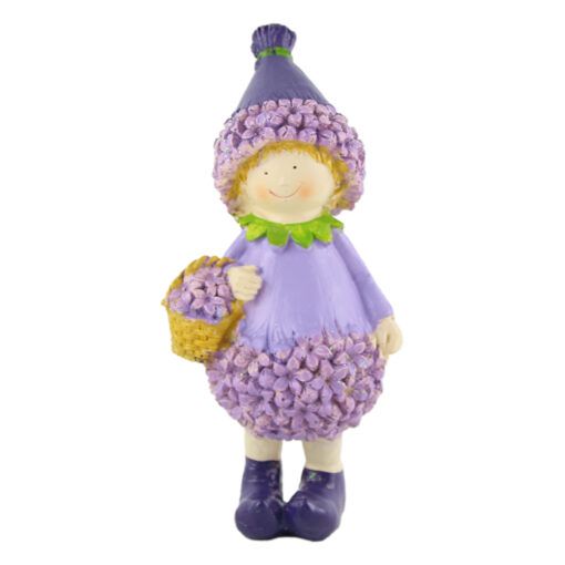 Figurina rasina copil lavanda 16cm 2341