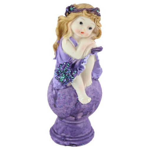 Figurina rasina copil lavanda 17cm 2345