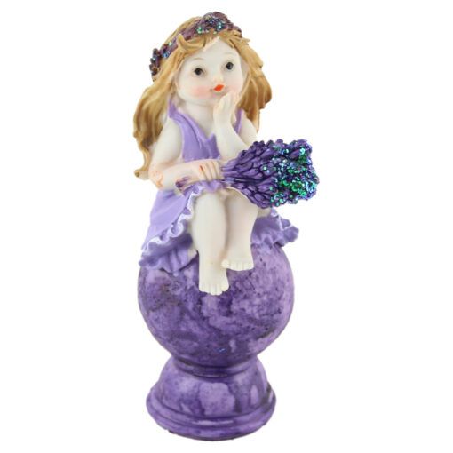 Figurina rasina copil lavanda 17cm 2345