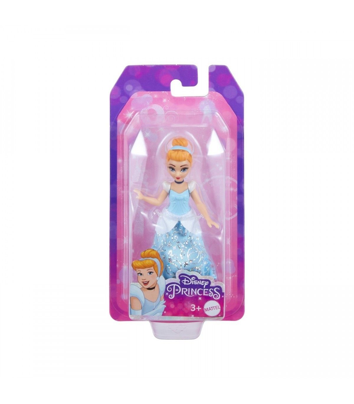 Disney princess mini papusa Cenusareasa 9cm mthlw69_hlw73