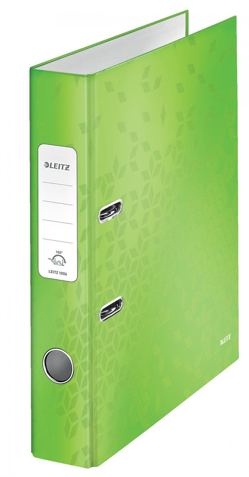 Biblioraft plastifiat 5.2 cm 180grade verde leitz 10060054