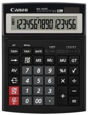 Calculator canon 16 digit dpow. Ws1610t