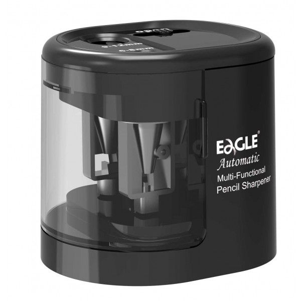 Ascutitoare electrica eagle eg-5161 2orif 6-8mm 9-12mm neagra