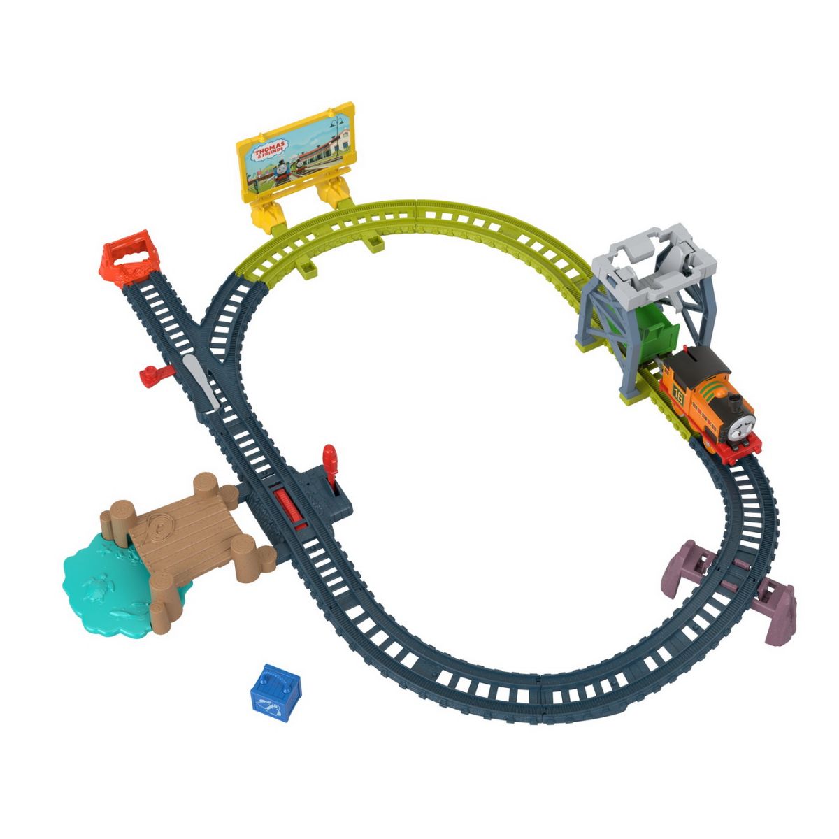 Thomas set joaca cu locomotiva nia motorizata mthgy78_hgy81