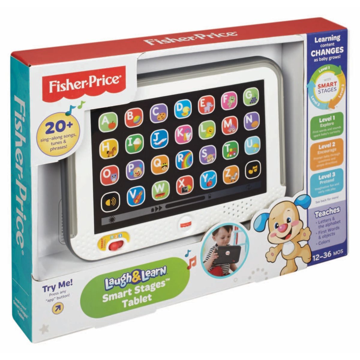 Tableta educativa cu 3 niv dezv lb rom fisher price mtdkk24