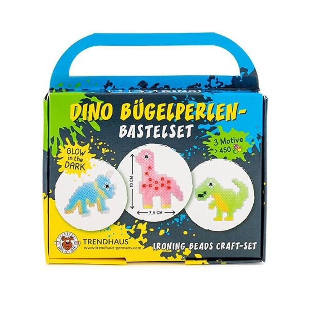 Set margele termoadezive mini creatii 3d dinozauri 957061