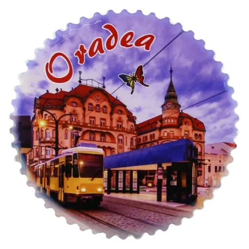 Magnet din ceramica romania 7 cm Oradea 40705