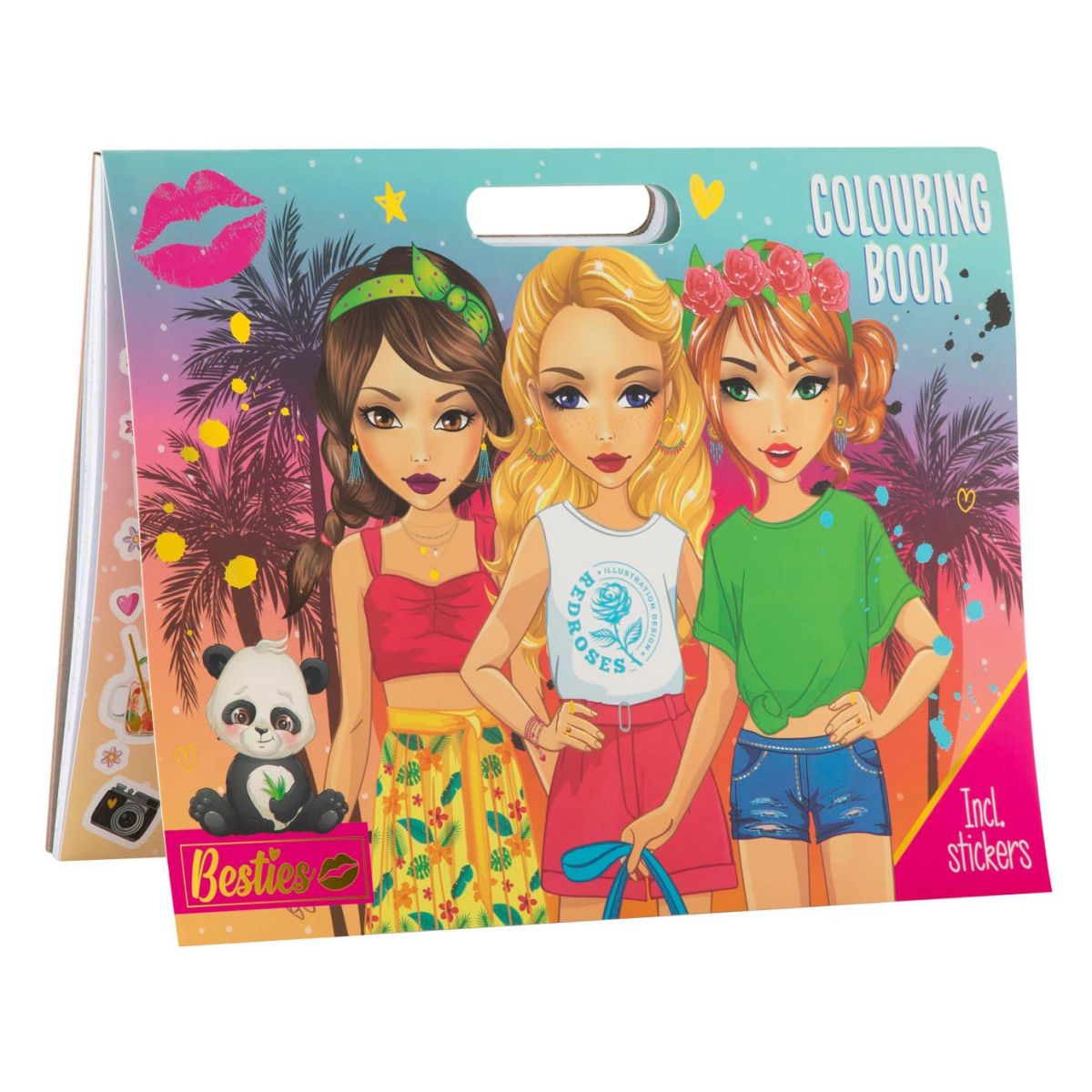 Carte de colorat 25 coli besties