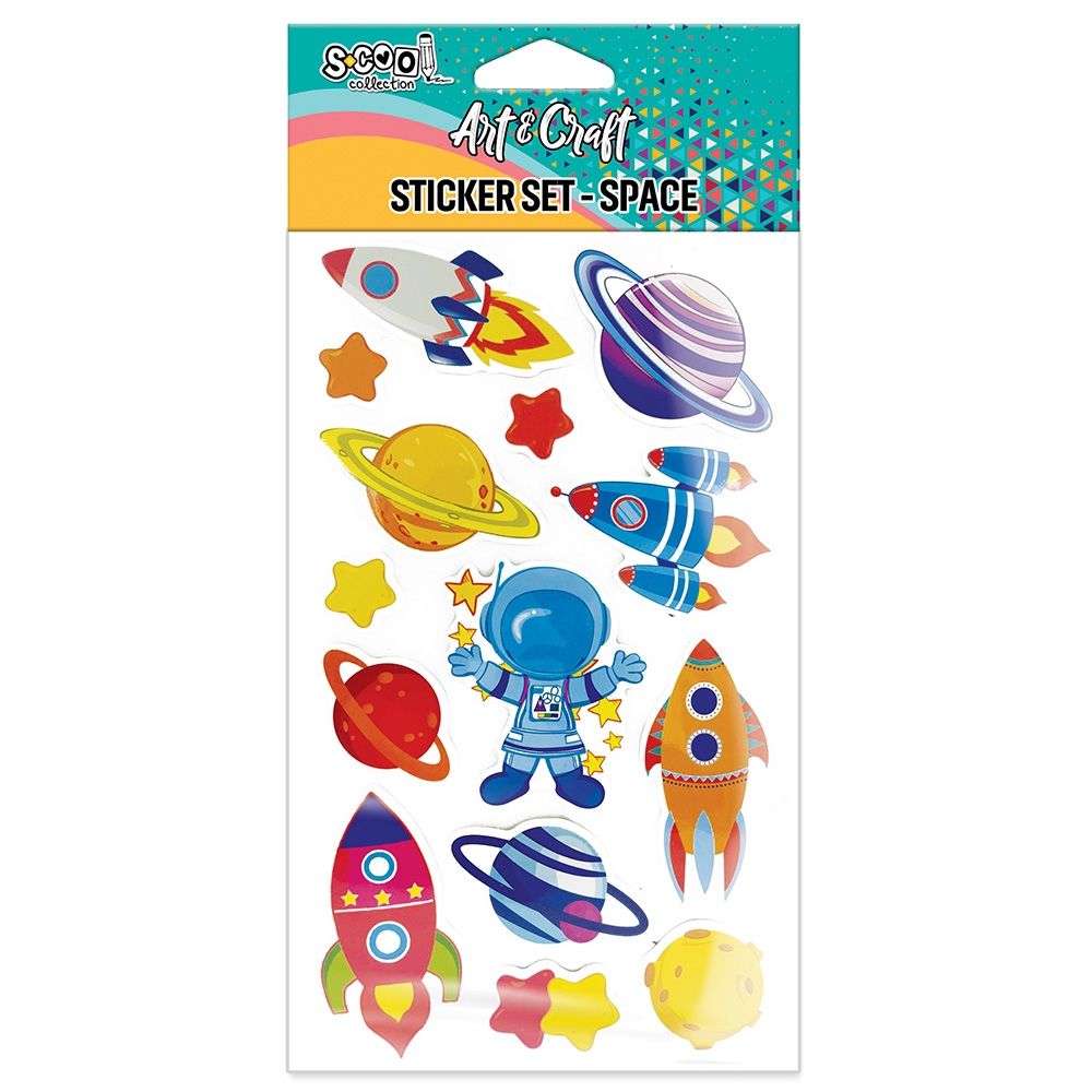 Accesorii craft stickere 3d spatiu s-cool sc2807