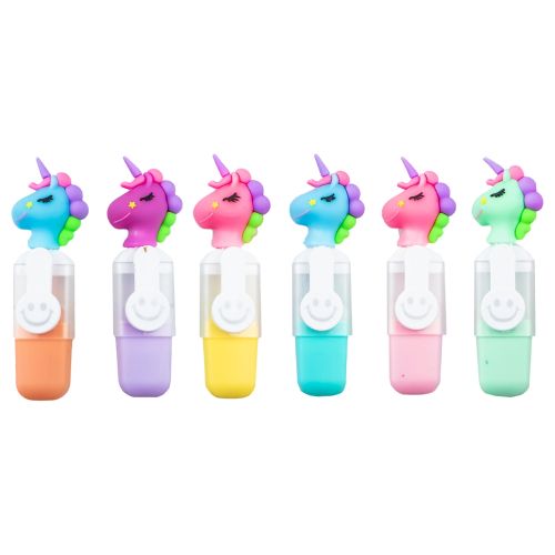 Text markere pentru copii unicorn 6 buc/set 709-u